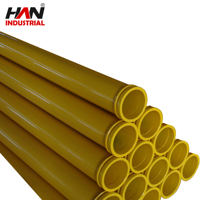 DN100 DN125 ST52 concrete pump pipe seamless delivery pipe for concrete pump trunk 