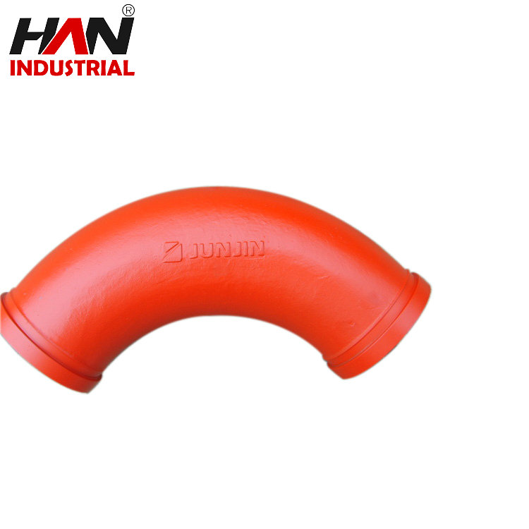 OEM 21844009 Putzmeist Concrete Pump 90 Degree Elbow Pipe 