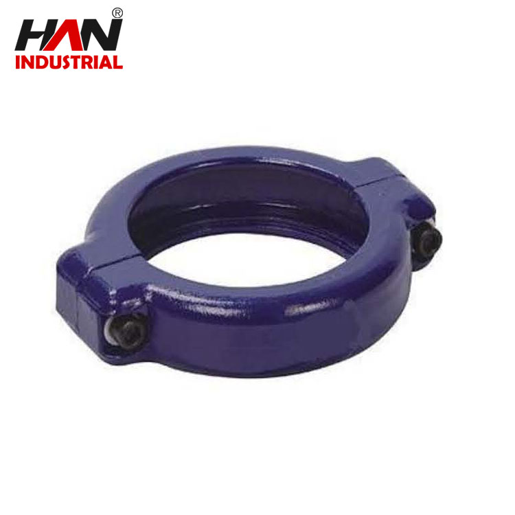 concrete pump pipe fitting 2 bolt mounting coupling dn 125 5.5''