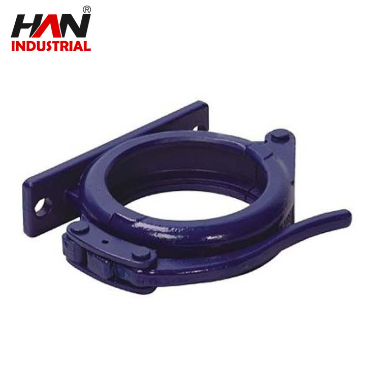 DN 125 5.5 snap mounting coupling for concrete pump pipe fitting