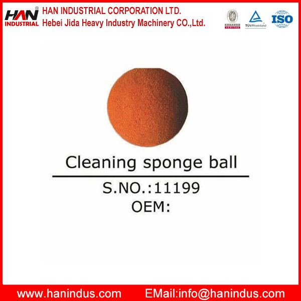Cleaning sponge ball