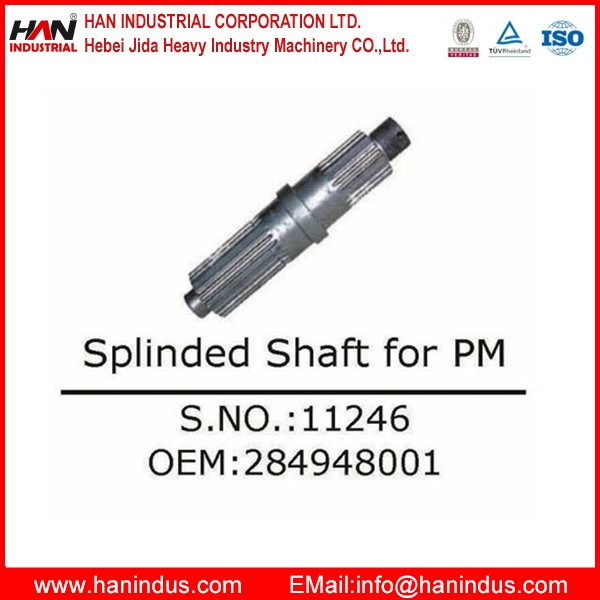 Splinded Shaft for PM