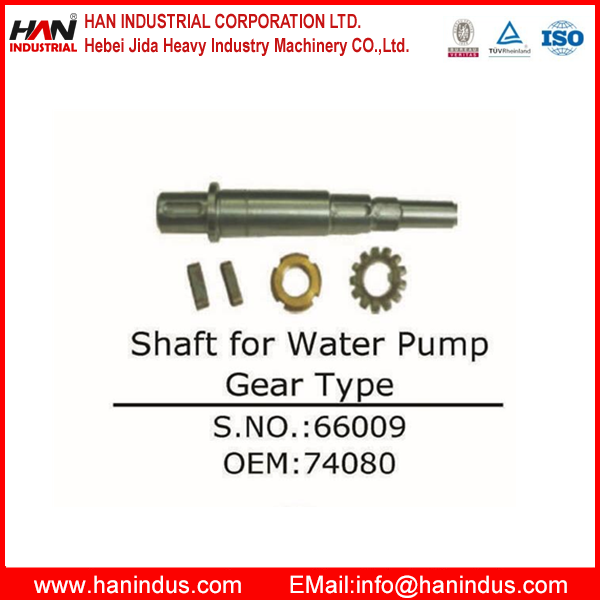 Shaft for Water Pump Gear Type  
