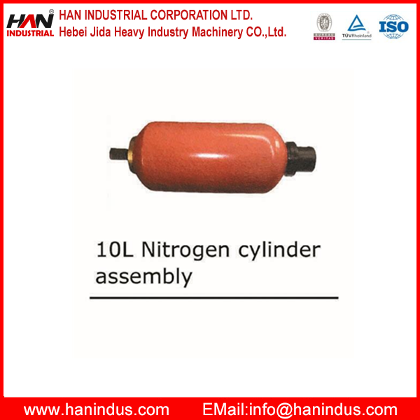 10L Nitrogen cylinder assembly